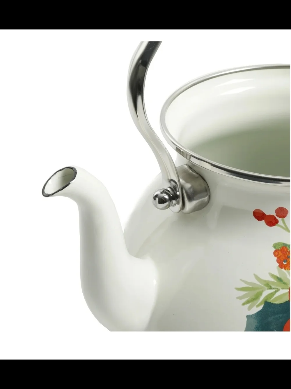 The Pioneer Woman Cheerful Rose Enamel on Tea Tea Tea Steel of 1.9 Quarters